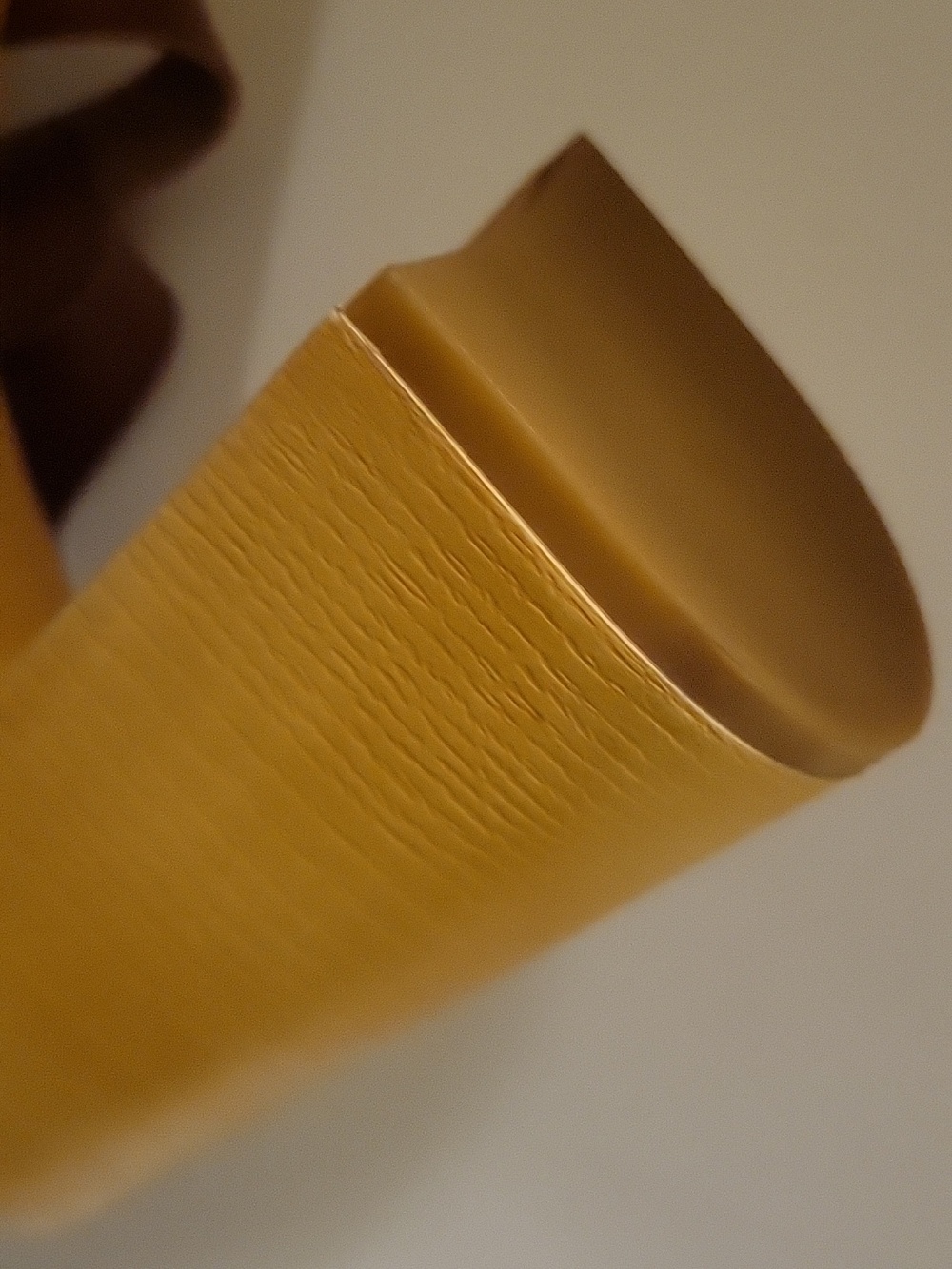 Platform Ankle-Strap Sandal in Brown and Yellow - Picture 4 of 5